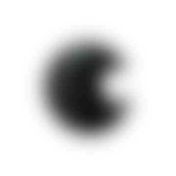 Crescent Moon Crystal- Black Obsidian