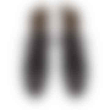 Magritte Smoke | Botas de cuero de encaje negro