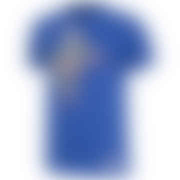T-shirt Bleu Copa Italie 1990 Coupe du Monde Ciao Mascotte