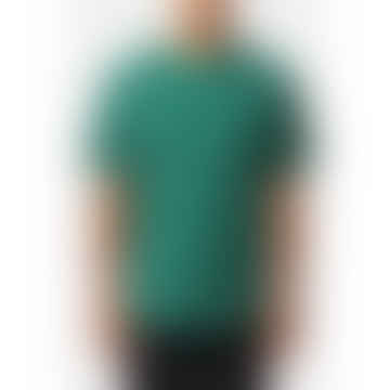Pine Green Contrast Stitch Pocket T-shirt