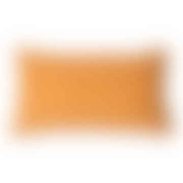 Retro -Kissen Orange/Rosa - würziger Ingwer (60x35)