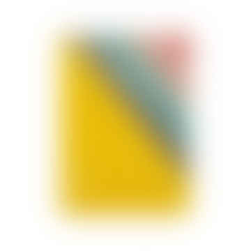 A4 Stripe Yellow 5 Pockets Folder