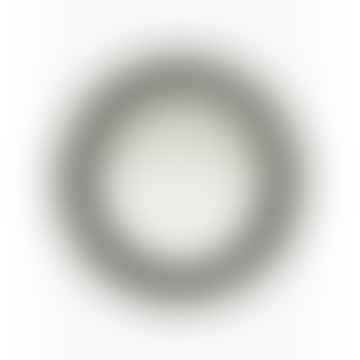 Oiva / Siirtolapuutarha deep plate 20 cm white, black