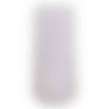 Vase Oblique Ribbed Glass, Lilac
