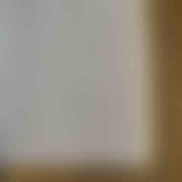 Tappeto a zig zag in cotone ecologico e iuta in grigio chiaro (90 x 150 cm)