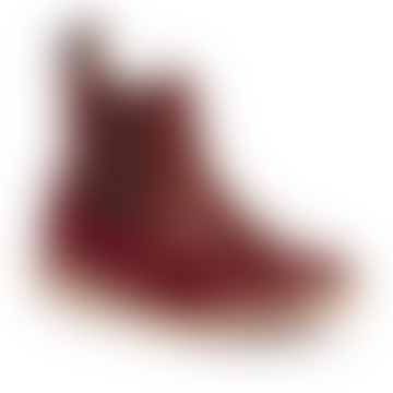 Chelys Brogue Boot - Bordeaux Patent