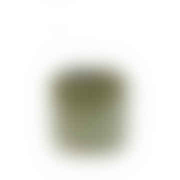 Maceta Costillas Verde Pantano 15,5x14,5