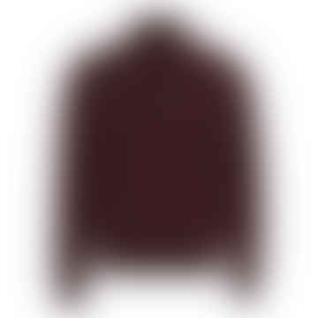 Sweatshirt mit Viertelreißverschluss (Ochsenblutrot)