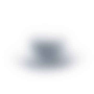 Piatto laterale in latta in grigio chiaro (set di 4)