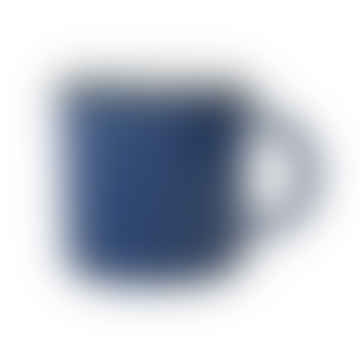 Taza de hojalata en azul (conjunto de 4)