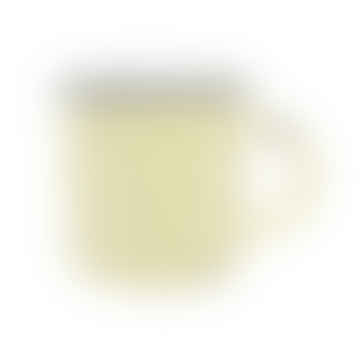 Taza de hojalata en amarillo (conjunto de 4)