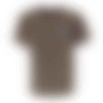 T-shirt Leaf Uomo Brown Pigment