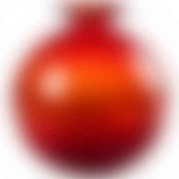 "Monofiore Vase 100.16 Roter Faden Apfelgrün"