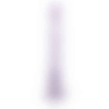 Lilac Tapered Glass Candle Holder