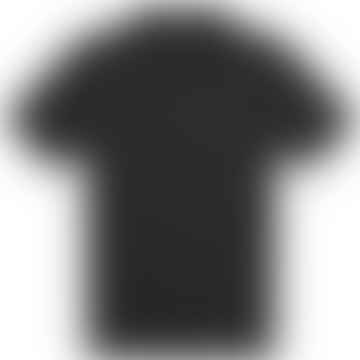 C.P. Compagnie Stretch Pique Slim Fit Logo Polo Black