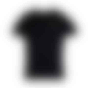 Barbour International Essentials kleines Logo-T-Shirt Schwarz