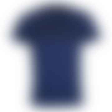 T-shirt con logo grande Barbour International Essential blu regale