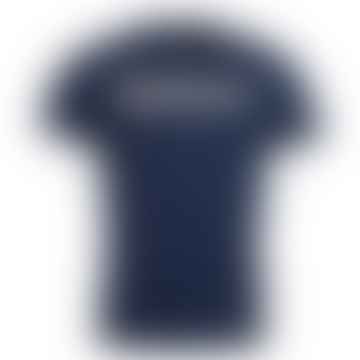 T-shirt del logo Barbour New Navy