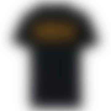 Barbour International Essential T-Shirt mit großem Logo, Schwarz