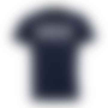 Barbour International Essential T-Shirt mit großem Logo, Marineblau