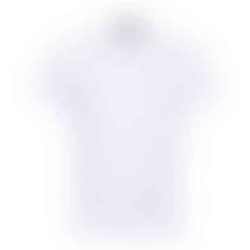 Tartan Pique Polo Shirt White Dress