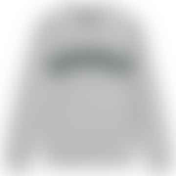 Barbour Prep Logo Rundhals-Sweatshirt Grau meliert