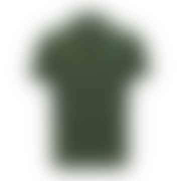 Barbour Tartan Pique Polo Shirt Racing Green