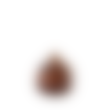 Beam 3 oz Bernsteinfarbenes kleines Glasgefäß und Deckel – Persimmon Chestnut