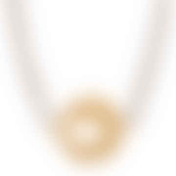 Perlenhalshalskette mit Schlange - Gold plattiert