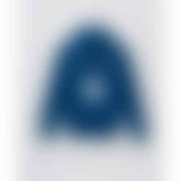 Blue Matias Print Hoodie (no Logo)