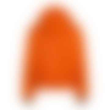 Orangefarbene Blazer -Manteljacke