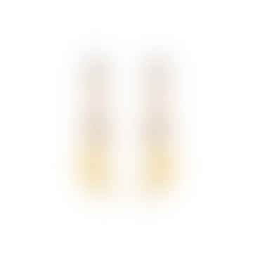 Amanda Coleman Pendientes de aro dorados con forma de luna