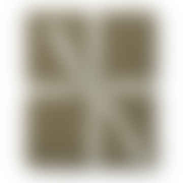 Carl Single Duvet Bedding Set In Khaki Graphic Stroke 140 X 200