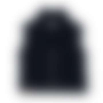 Fabio Soft Recyced Fleece Vest Gilet In Navy