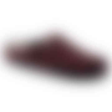 Zapatilla de hombre a cuadros rojo Zermatt Shearling 1017542