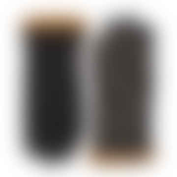 Trikothandschuhe aus Hirschlederwolle - Schwarz/schwarz