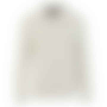 Gurnard Dock Shawl Collar Sweatshirt Whisper White
