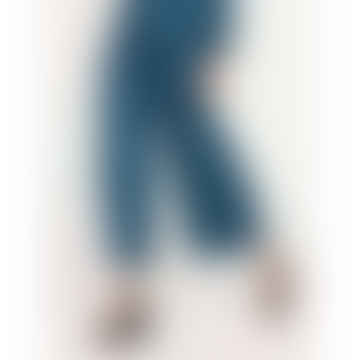 Aylin Lenzing™ Ecovero™ Wide-leg Trousers - Slate Blue