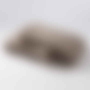Lisos Taupe Mohair Throw - 130 x 200 cm