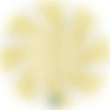 Round Swirly White Yellow