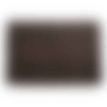 Tapis en Jonc De Mer Coton Noir 70x140