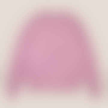 Schrank Kleidungsstück gefärbt Loopback Sweatshirt Pink