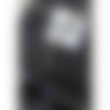 2 x dishcloth with fringes dark gray 30 x 30 cm