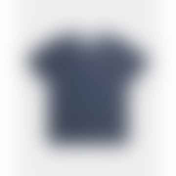 Camiseta Revolution 1056 Loose Fit Azul Claro-Melange