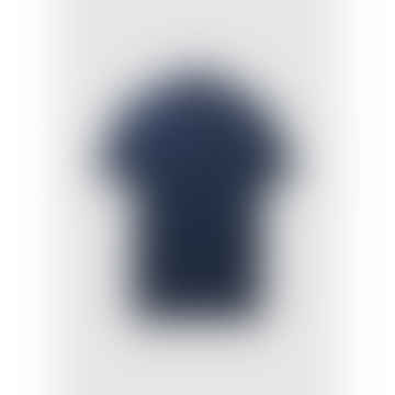 Blue Icon Badge Short Sleeve Mens Poloshirt