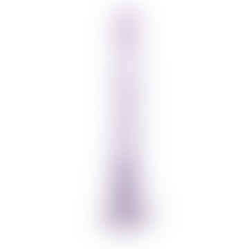 Decorative Glass Candle Holder In Lilac