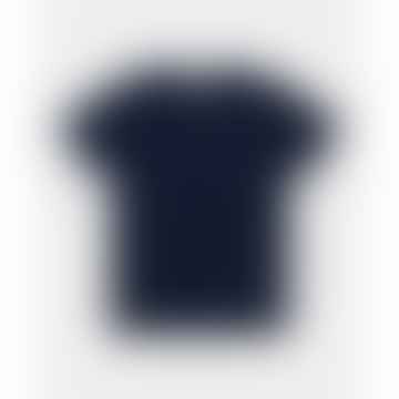 Camiseta regular 1308 Sha Azul marino jaspeado