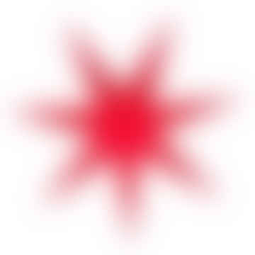 Décoration d'étoile de Noël de 80 cm Red Aino