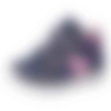 Botas de cuero impermeables kimo (marina/púrpura)