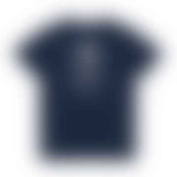 Ankerblau-Taschen-T-Shirt